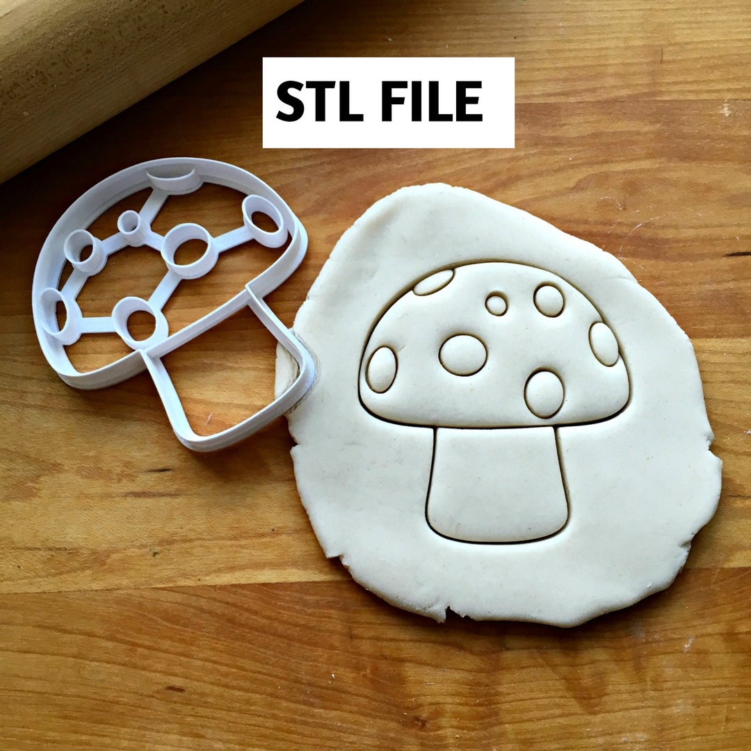 STL file Mushroom cookie cutter 🍄・3D printable design to download・Cults