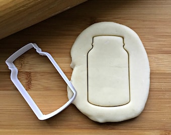 Mason Jar Cookie  Cutter in Multiple Sizes