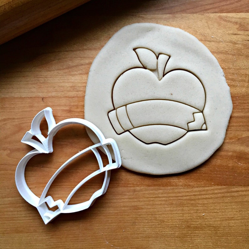 Apple Banner Cookie Cutter Multi Size Dishwasher Safe Etsy