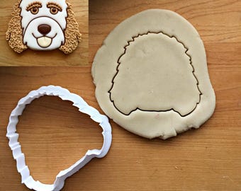 Golden Doodle Dog Cookie Cutter in Multiple Sizes