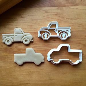 Set of 2 Pickup Truck Cookie Cutters in Multiple Sizes