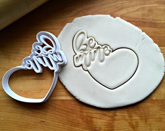 Be Mine Heart Frame Cookie Cutter in Multiple Sizes