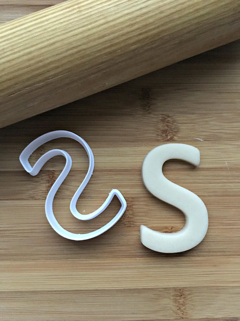 Letter S Cookie Cutter/multisize/dishwasher Safe Available Etsy