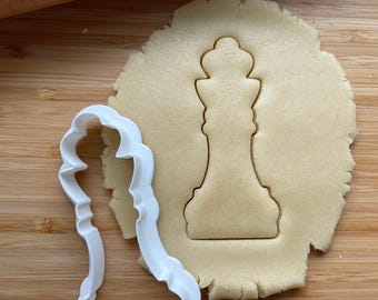 King Chess Piece Cookie  Cutter in Multiple Sizes