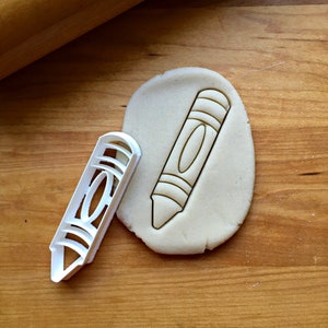 Crayon Cookie  Cutter in Multiple Sizes