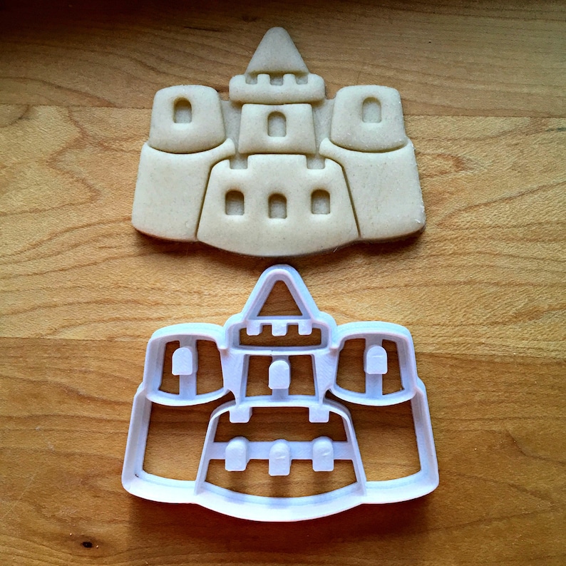 Sand Castle Cookie Cutter/multisize/dishwasher Safe Available Etsy