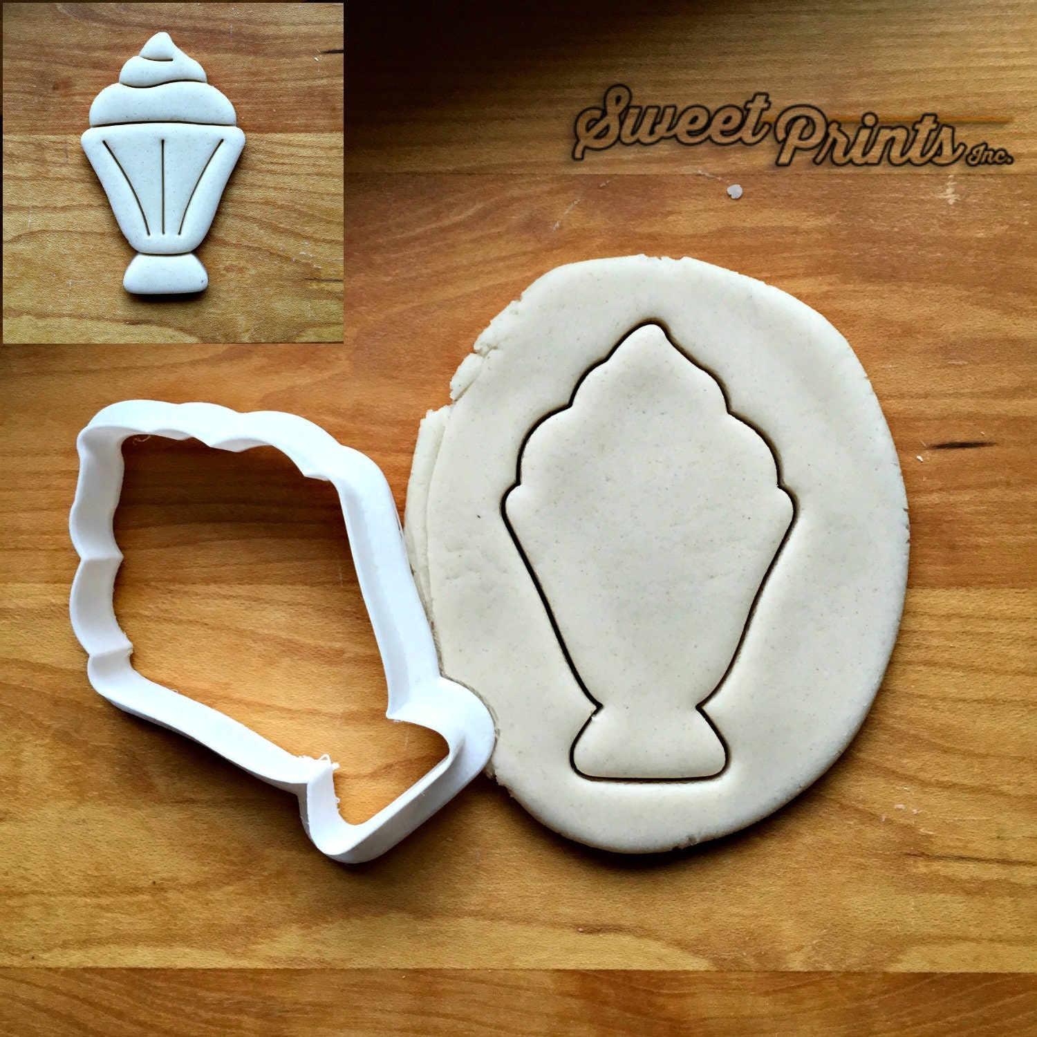 Ice Cream Sundae Cookie Cutter/MultiSize Etsy
