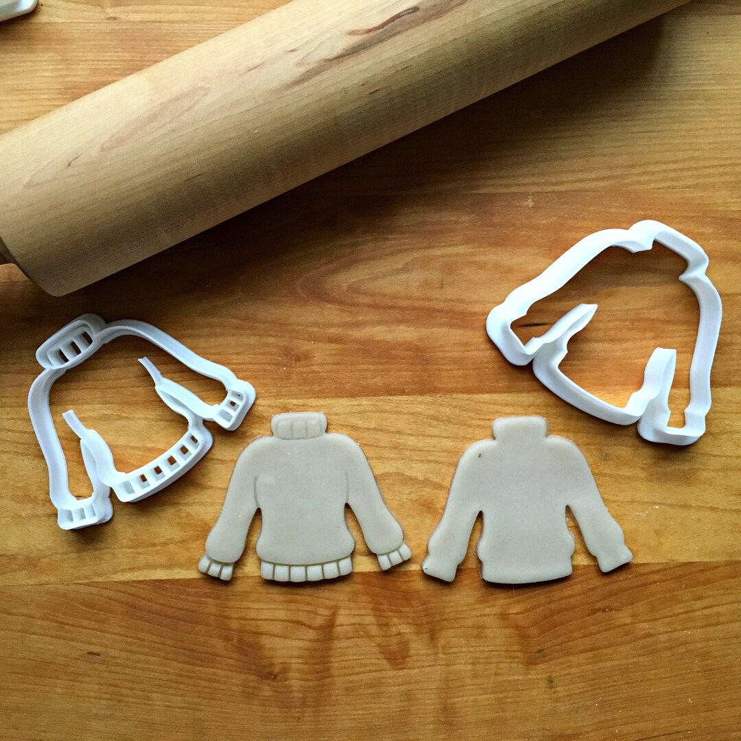 Set of 2 Sweater Cookie Cutters/multisize Etsy