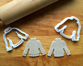 Set of 2 Sweater Cookie Cutters in Multiple Sizes