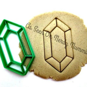Rupee Gemstone Cookie  Cutter in Multiple Sizes