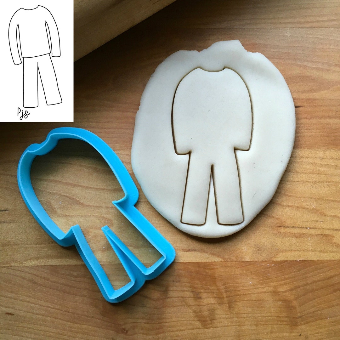 Pajamas Cookie Cutter/multisize/dishwasher Safe Etsy