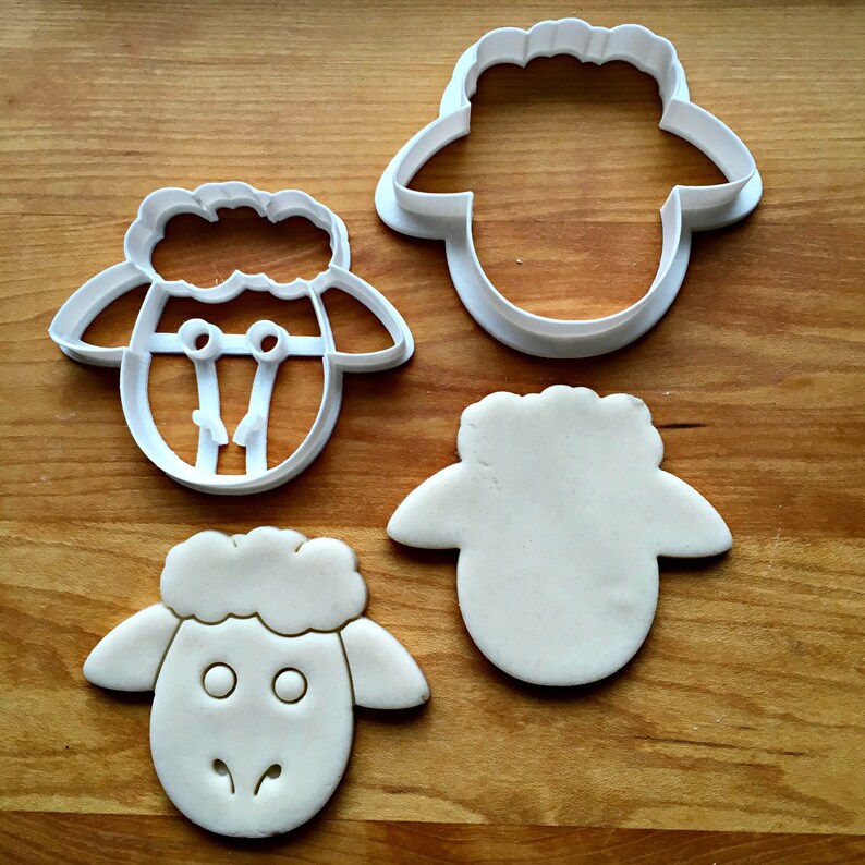 Set of 2 Sheep Cookie Cutters/MultiSize/Farm Animals Etsy