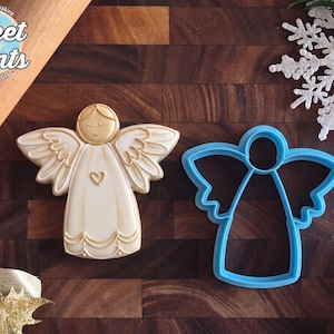 Christmas Angel Cookie Cutter in Multiple Sizes
