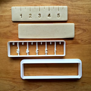 Set of 2 Ruler Cookie Cutters in Multiple Sizes