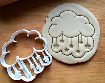 Cloud and Stars Cookie Cutter/Multi-Size