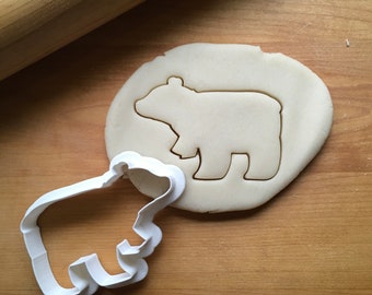 Polar Bear with Scarf Cookie Cutter in Multiple Sizes