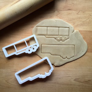 Set of 2 Semi Truck Trailer Cookie Cutters in Multiple Sizes