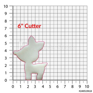 Deer Cookie Cutter in Multiple Sizes image 3