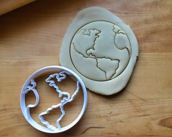 Earth/World Cookie Cutter in Multiple Sizes