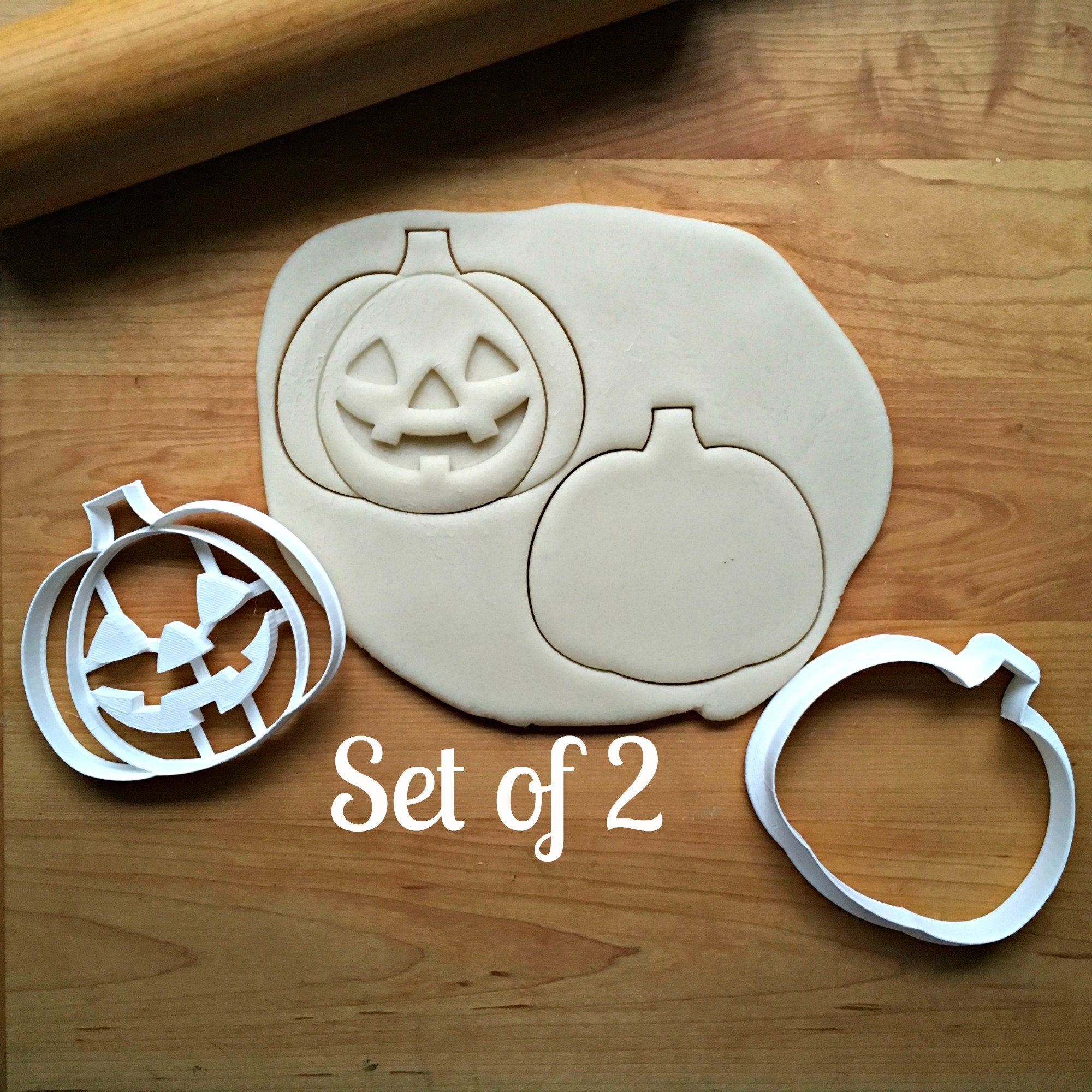 Set of 2 JackOLantern Cookie Cutters/MultiSize Etsy