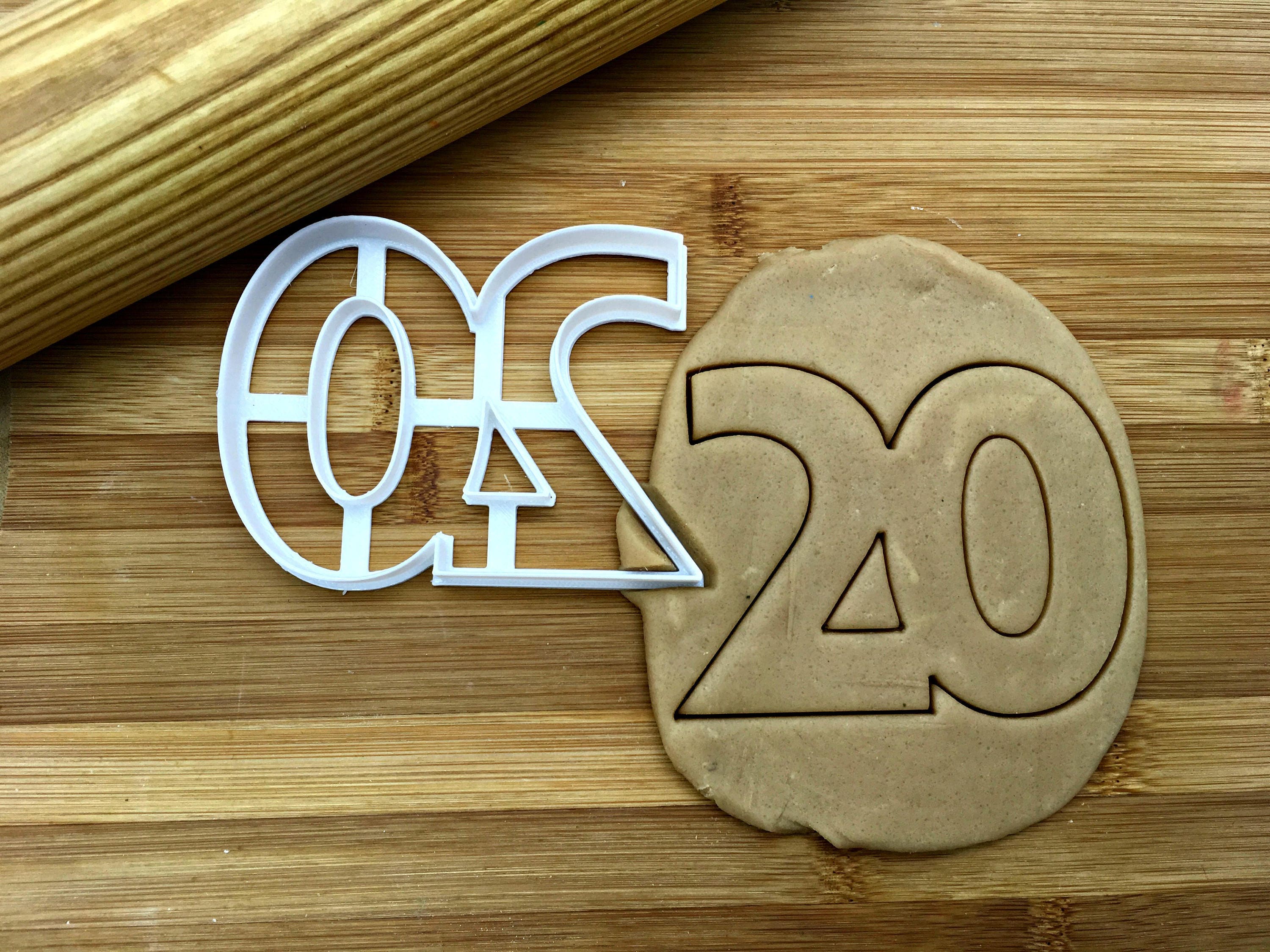 Number 20 Cookie Cutter/MultiSize/Dishwasher Safe Etsy