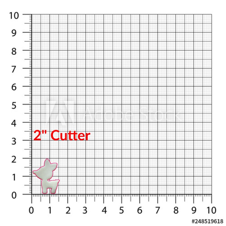 Deer Cookie Cutter in Multiple Sizes image 8