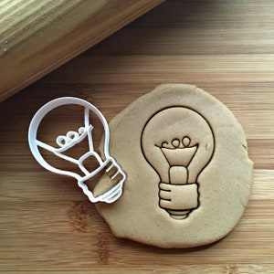 Light Bulb Cookie  Cutter in Multiple Sizes