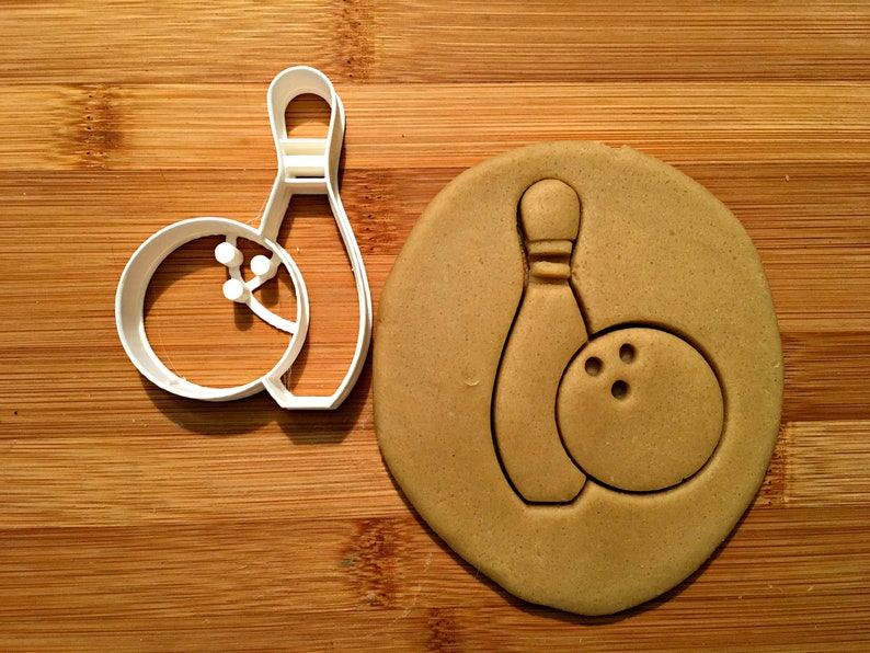 Bowling Pin and Ball Cookie Cutter/multisize/dishwasher Safe Etsy