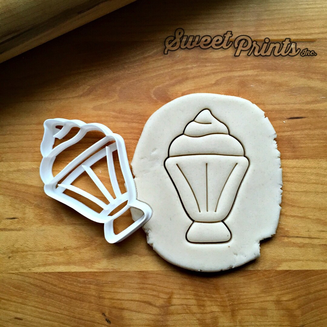 Ice Cream Sundae Cookie Cutter/multisize Etsy