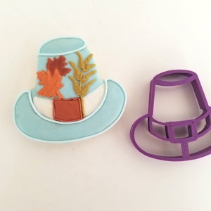 Pilgrim Hat Cookie Cutter Multi-Size /