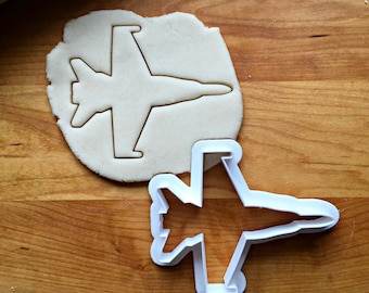 Navy Fighter Jet Cookie Cutter in Multiple Sizes