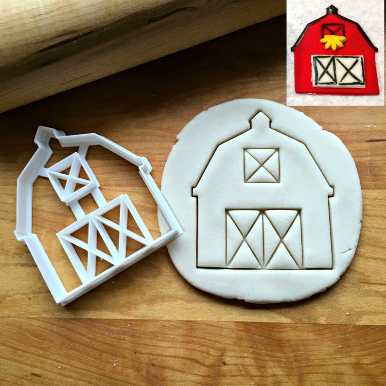 Set of 6 Barn and Farm Animals Cookie CuttersMulti-SizeDishwasher Safe Available