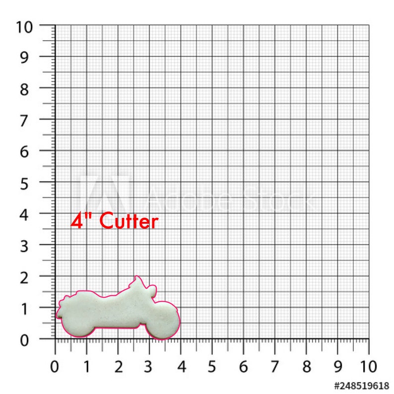 Motorcycle Cookie Cutter/Multi-Size image 7