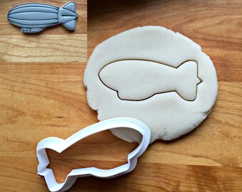 Blimp Cookie Cutter in Multiple Sizes