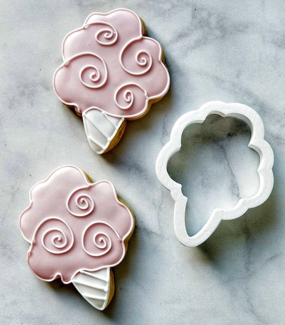 Cotton Candy Cookie Cutter multi size dishwasher Safe Available Etsy UK
