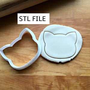Digital STL File Download for Pig Face Cookie Cutter in Multiple Sizes