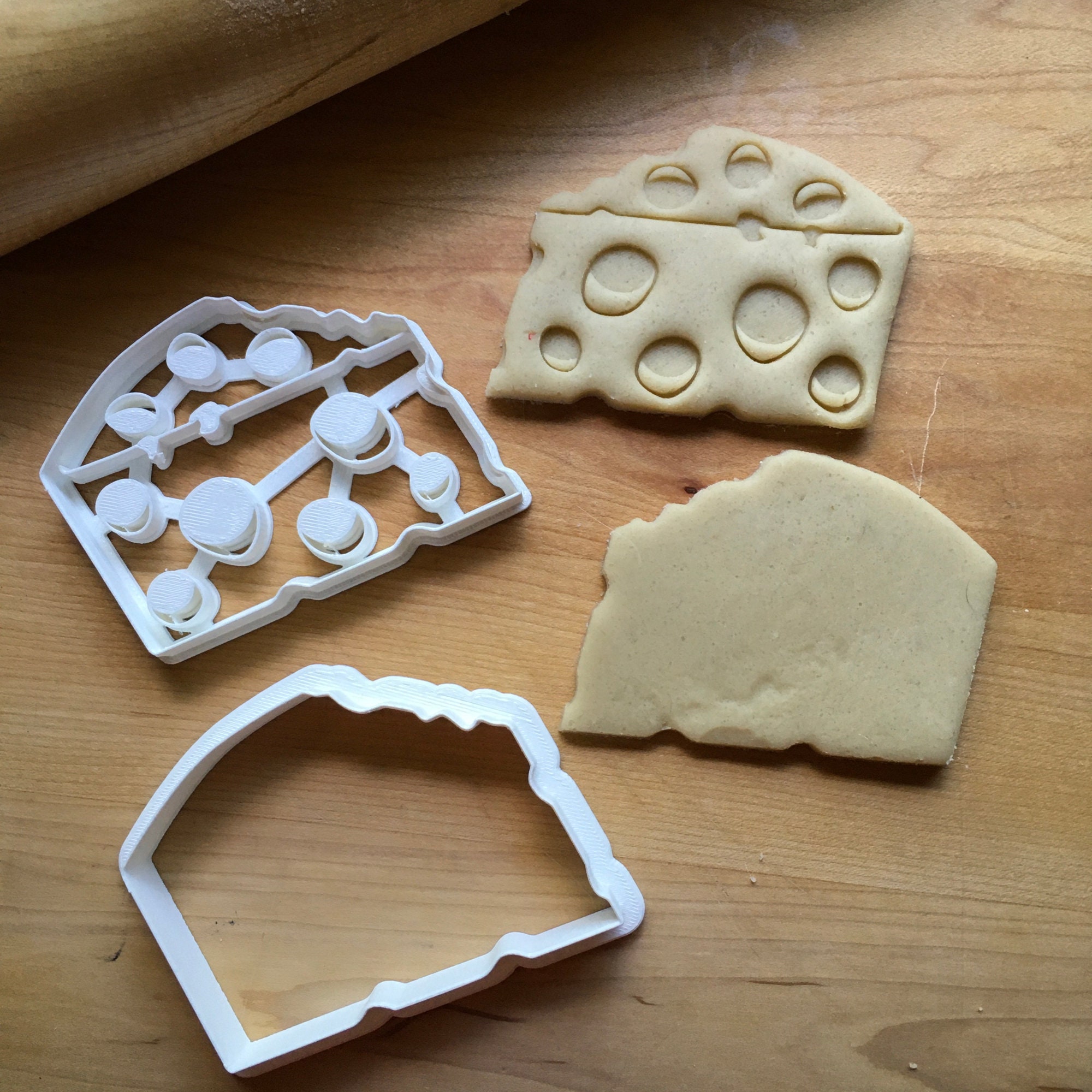 Set of 2 Wedge of Cheese Cookie Cutters/MultiSize/Charcuterie Etsy