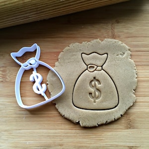 Money Bag Cookie  Cutter in Multiple Sizes