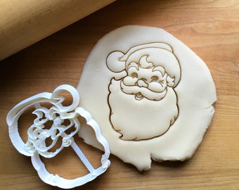 Classic Santa Cookie Cutter in Multiple Sizes