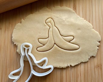 Banana Peel Cookie Cutter Multi-Size/Choose Standard or Dishwasher Safe /