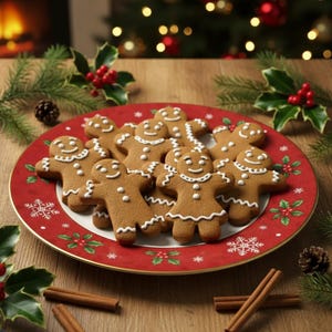 Gingerbread Boy and Girl Cookie Cutters: Christmas Baking Set image 4