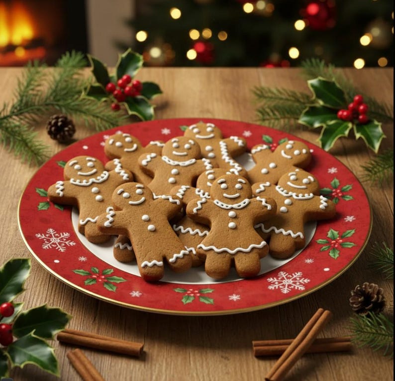 Gingerbread Boy and Girl Cookie Cutters: Christmas Baking Set image 4