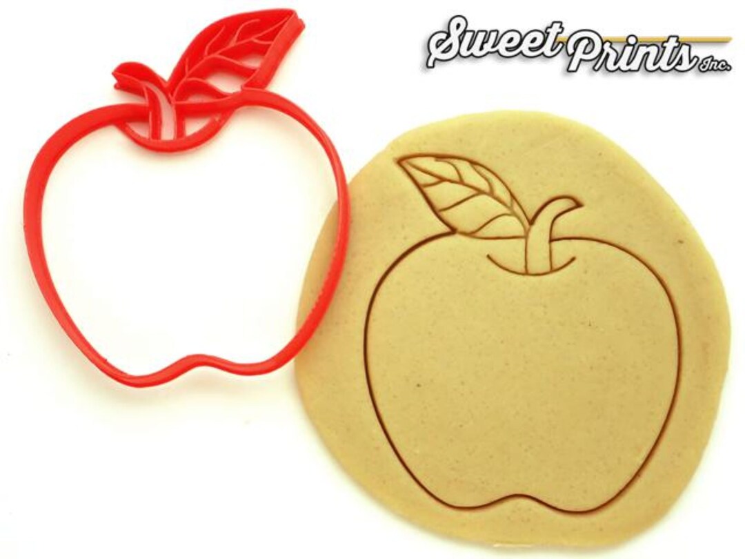 Apple Cookie Cutter/ Multisize/dishwasher Safe Available Etsy