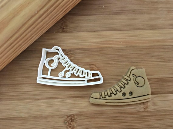 High Top Shoe Cookie Cutter/multi-size/dishwasher Safe Available - Etsy
