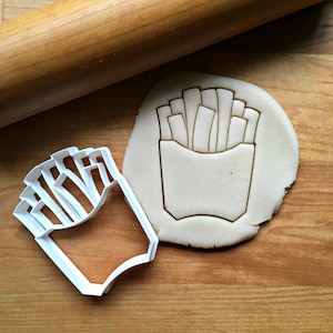 French Fries Cookie Cutter Multi-Size/Choose Standard or Dishwasher Safe /