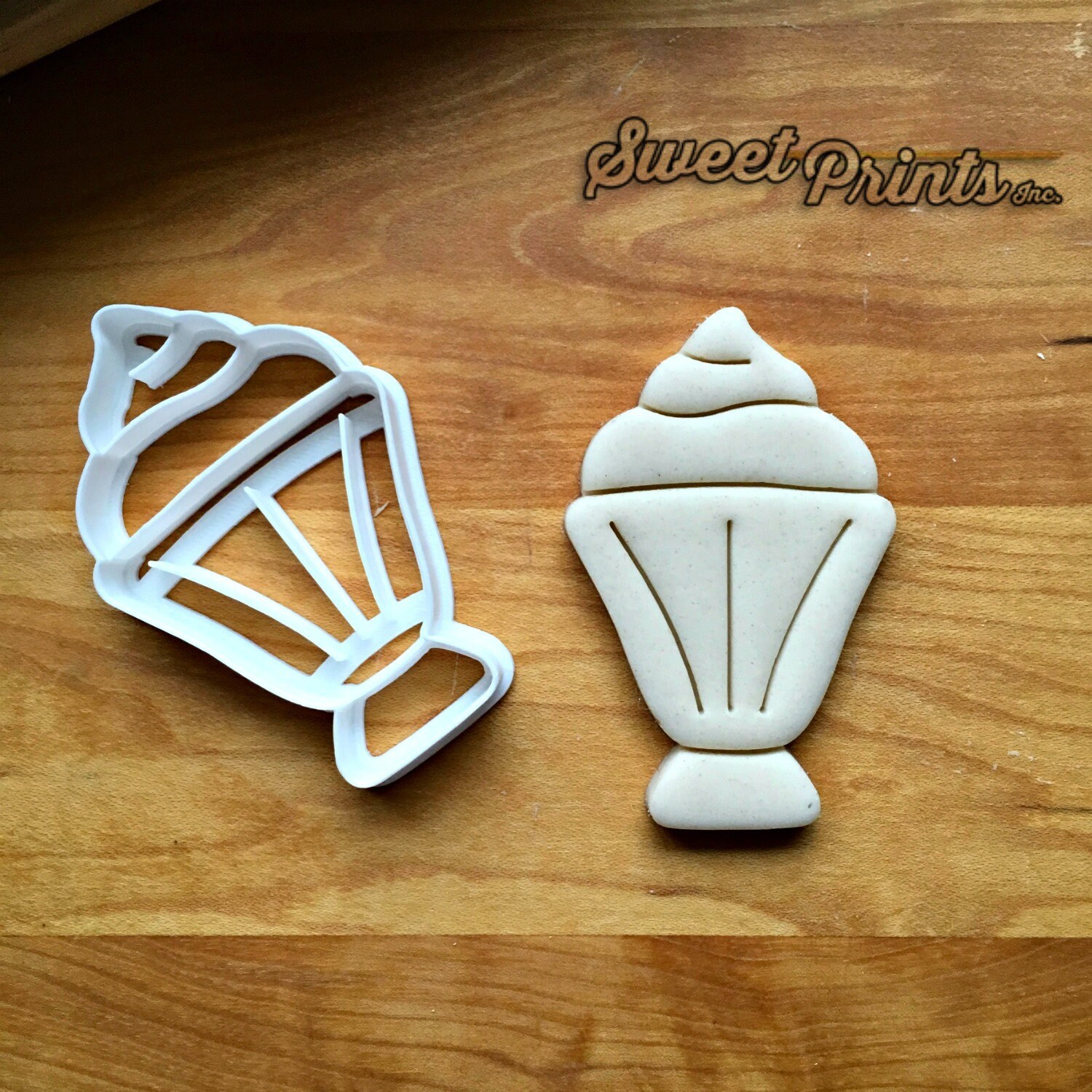 Ice Cream Sundae Cookie Cutter/multisize Etsy