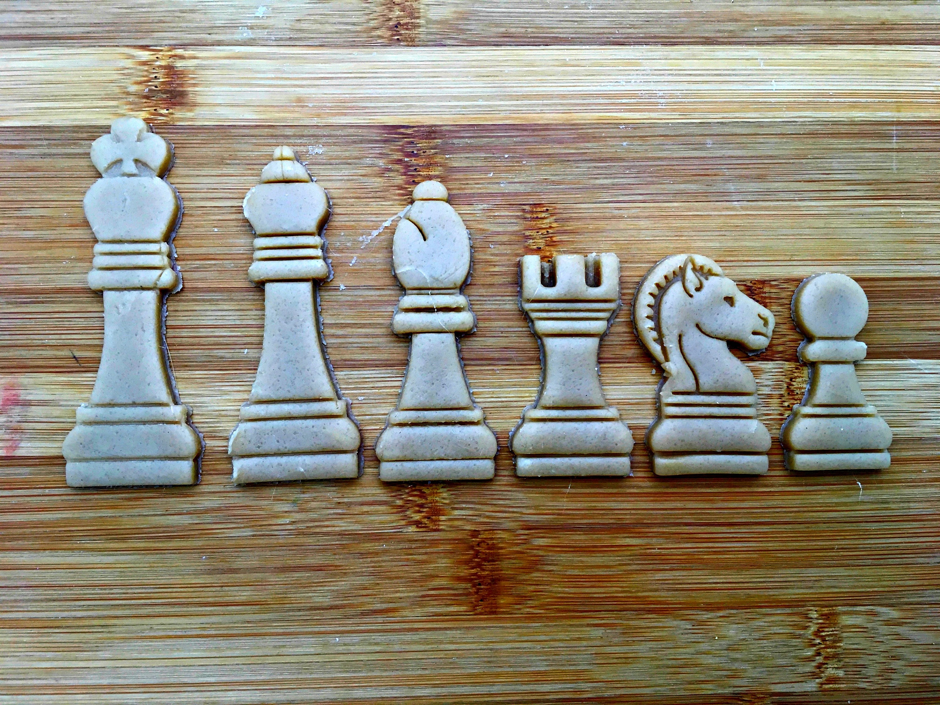 Chess Set Cookie Cutters/set of 6/multisize Etsy UK