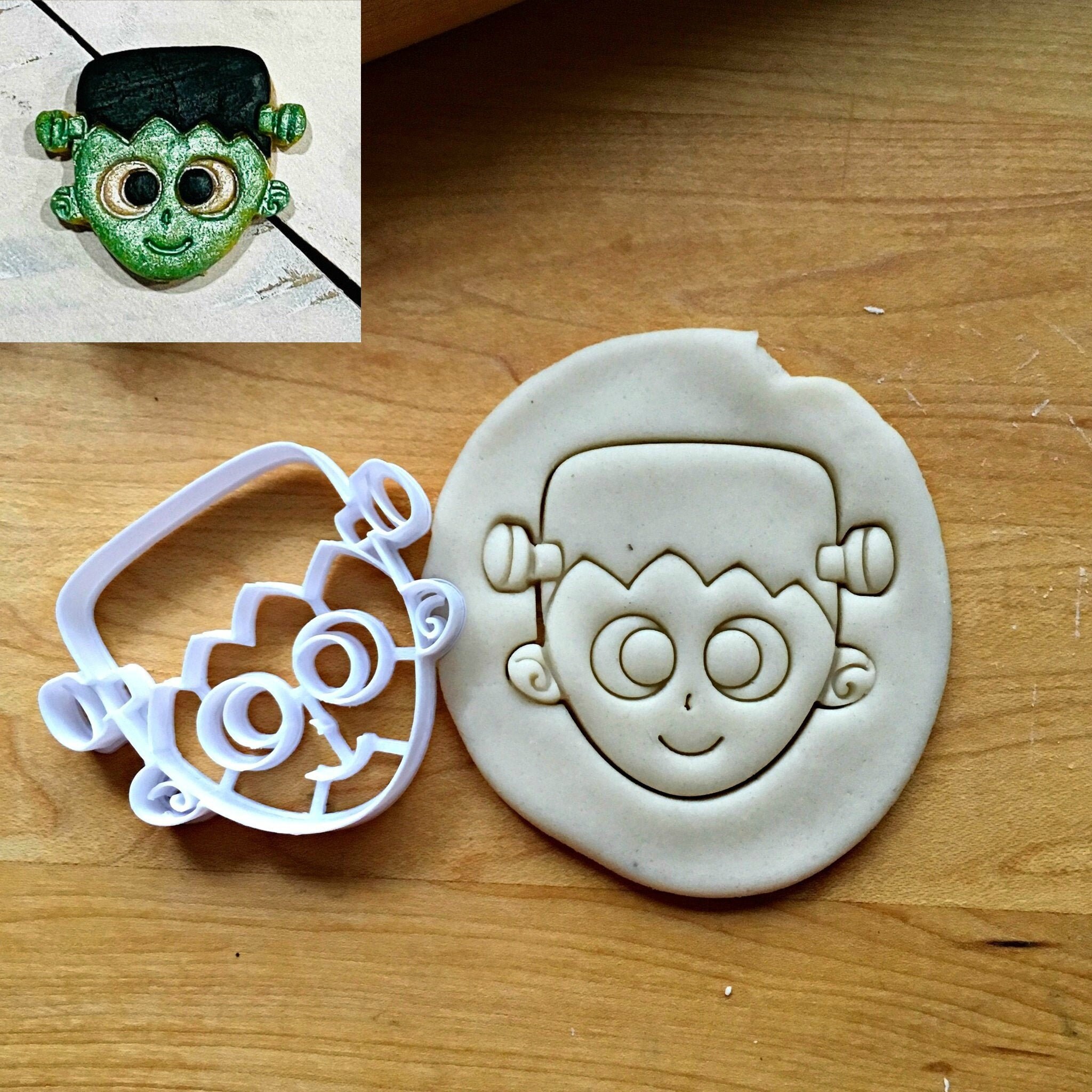 Frankenstein Monster Cookie Cutter in Multiple Sizes