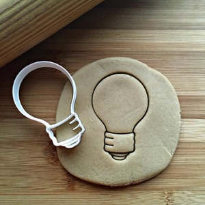 Light Bulb Cookie  Cutter in Multiple Sizes