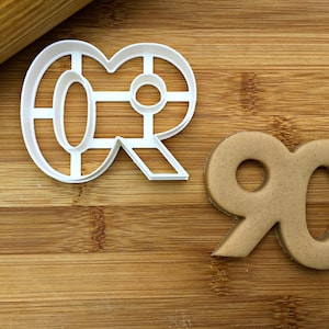 Number 90 Cookie Cutter in Multiple Sizes